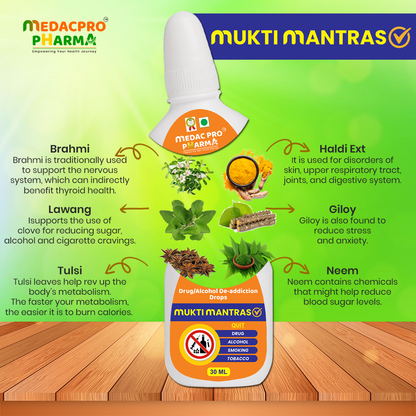 Medacpro Mukti Mantras De-Addiction Drops