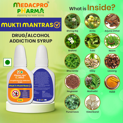 Medacpro Mukti Mantras De-Addiction Drops
