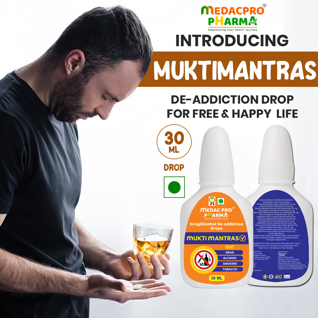 Medacpro Mukti Mantras De-Addiction Drops